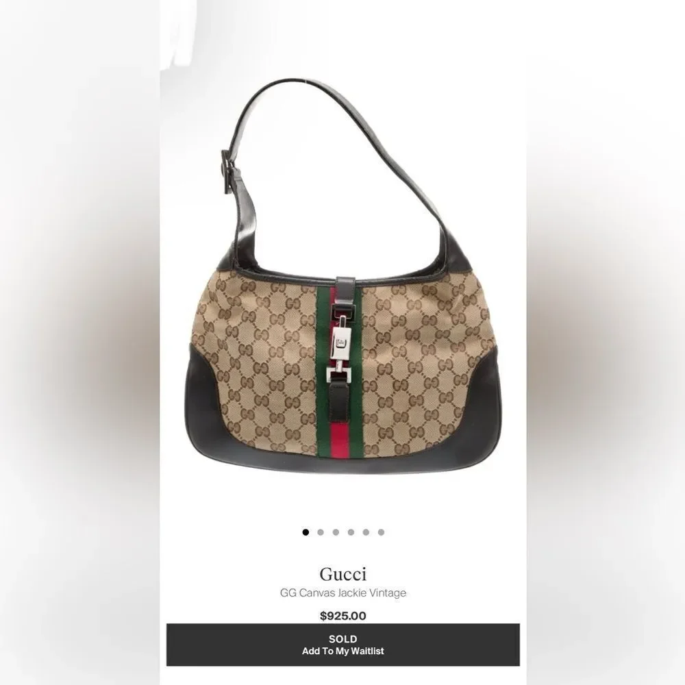 Gucci web Gg jackie bag - Picture 11 of 11
